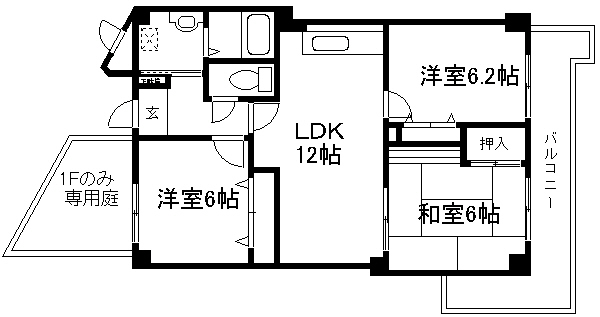 MNS天ヶ池 間取り