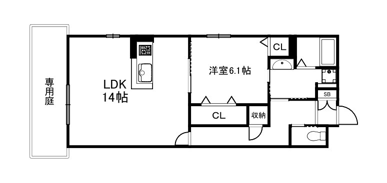 Comfy　Court五条西洞院 間取り