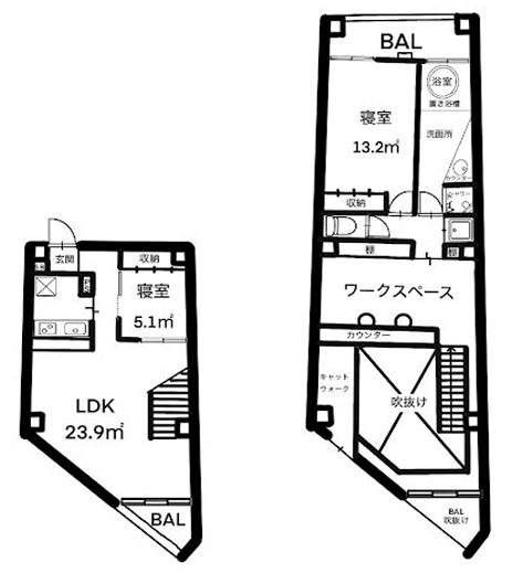 グレースビーコン大宮 間取り