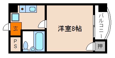 ピュアー紙屋川 間取り