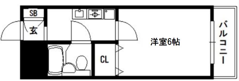 GARNET RESIDENCE　下鴨 間取り