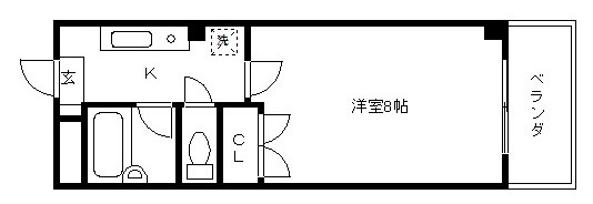 コモドエスペシオ勝山 間取り