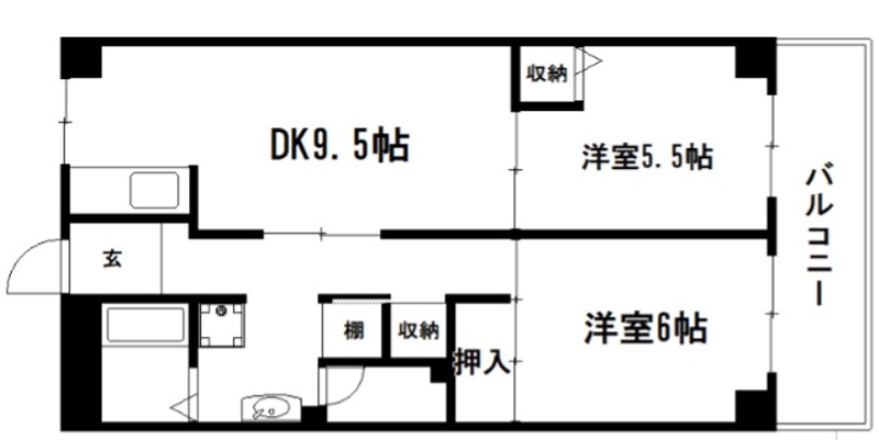 第2洛西ハイツ 間取り