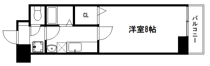 ビレイユ眞英四条柳馬場パートⅡ 間取り