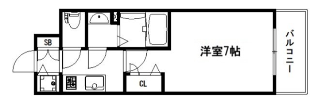 エスリード京都梅小路アヴェニテ 間取り