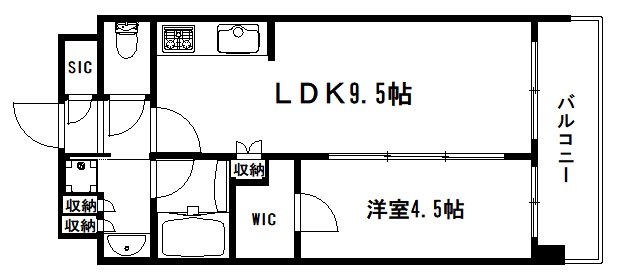 プレサンスロジェ京都西大路 間取り