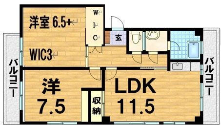メゾン西川　 間取り