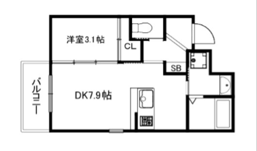 レシオス京都西院 間取り