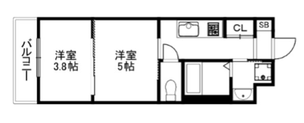 レシオス京都西院 間取り