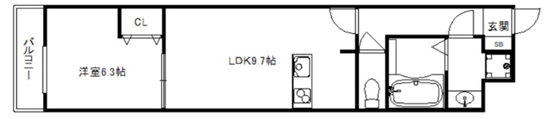 La Fite SHIMOGAMO 間取り