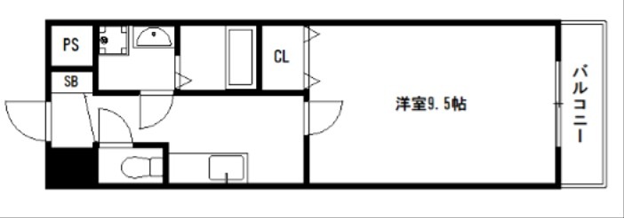 VILLA MARY五条 間取り