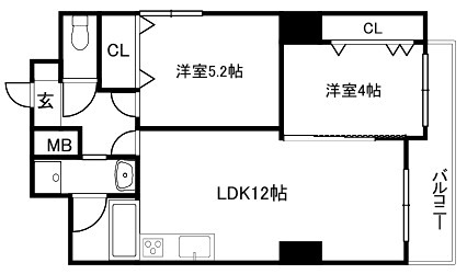 Orchid Court四条大宮（オーキッドコート） 間取り