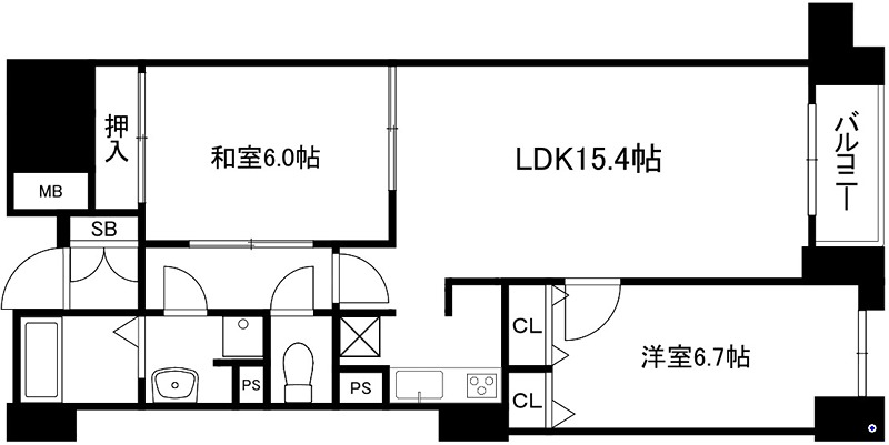 ファヴィエ四条西洞院 間取り