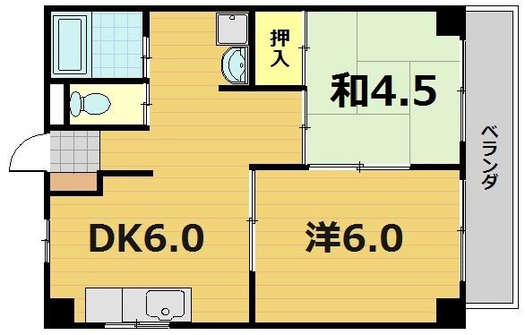 桃栄マンション 間取り