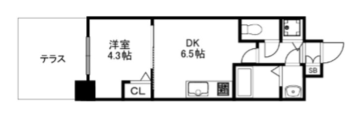 CREST TAPP京都太秦天神川dex Ⅰ 間取り