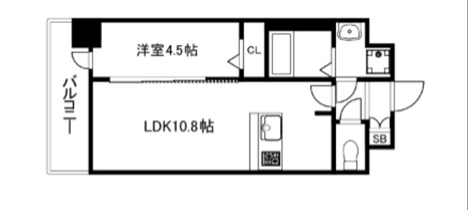 CREST TAPP京都太秦天神川dex Ⅰ 間取り