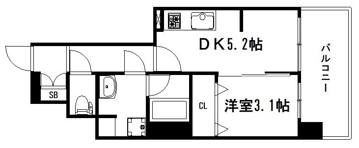 アスヴェル京都西大路SOUTH 間取り