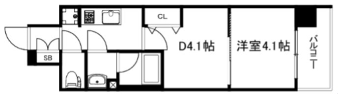 アスヴェル京都西大路SOUTH 間取り