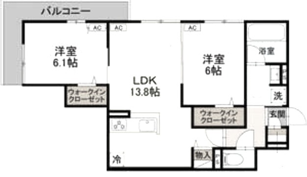 ハイダウェイ 両替町 間取り