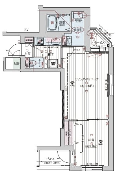 ファーストフィオーレ京都コーヴォ 間取り