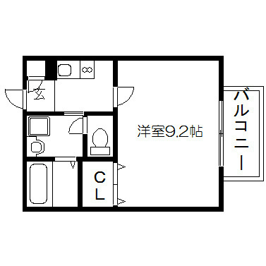 アムール一乗寺Ⅱ 間取り