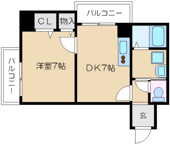 リライブ修学院　 間取り