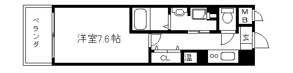 インベスト京都白川 間取り