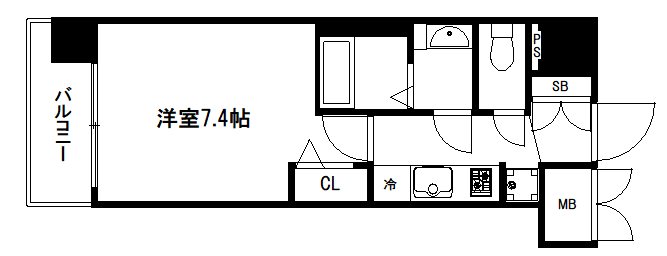 プレサンスTHE　KYOTO流雅 間取り