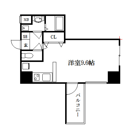 ルーエ五条堀川 間取り
