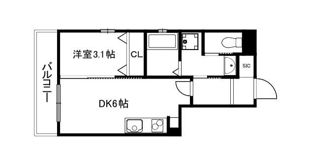 Live Flat京都西院 間取り