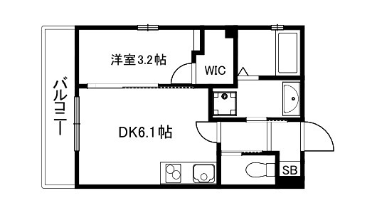 Live Flat京都西院 間取り