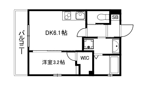 Live Flat京都西院 間取り