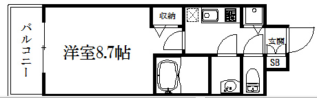プレサンス京都鴨川 間取り