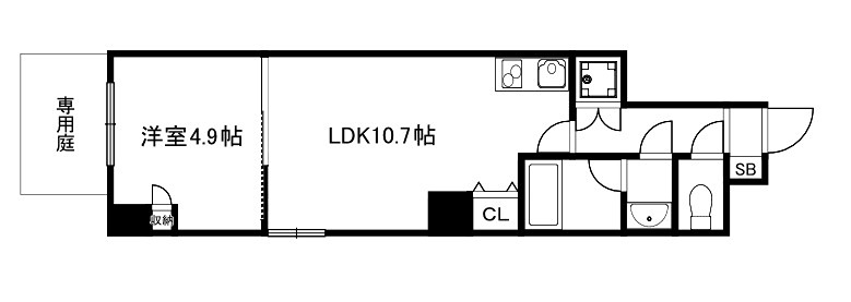 Orchid Court四条大宮（オーキッドコート） 間取り