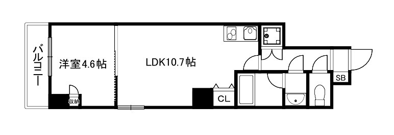 Orchid Court四条大宮（オーキッドコート） 間取り
