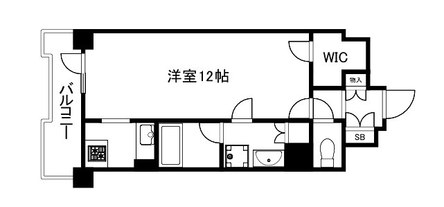 レーベン京都河原町 間取り