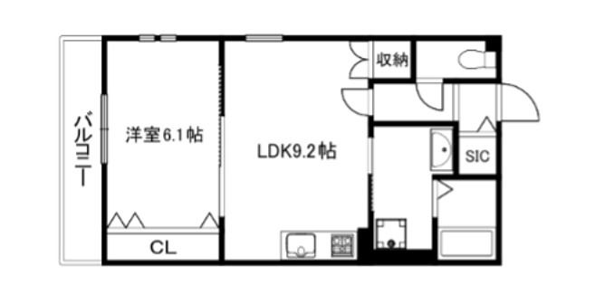 FORCE西院 間取り