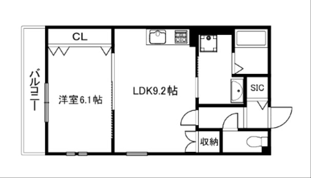 FORCE西院 間取り