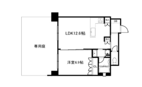 リーガル京都御所西Ⅴ 間取り