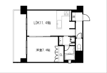 リーガル京都御所西Ⅴ 間取り
