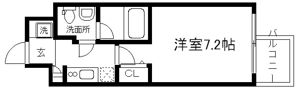 プレサンスＮＥＯ京都烏丸 間取り