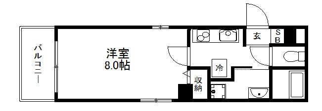Dear Court（ディアコート）四条烏丸 間取り