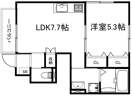 エルメゾン北山 間取り