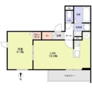 ForestMaison京都北山　WEST 間取り