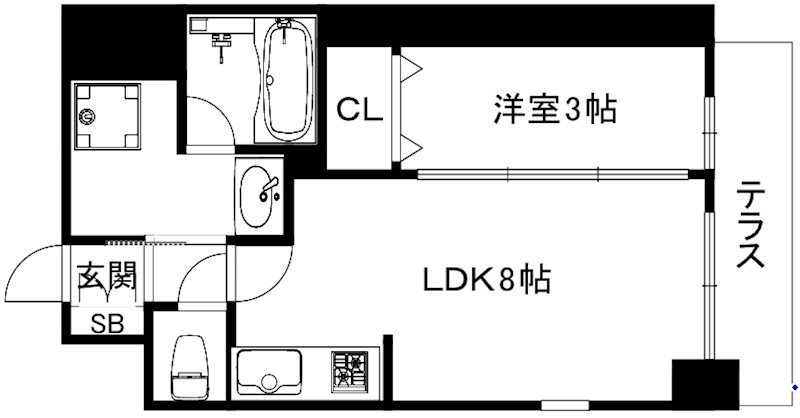 ピーノ京都西大路 間取り