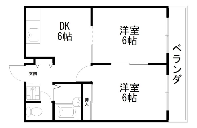 シェリール宝ヶ池 間取り