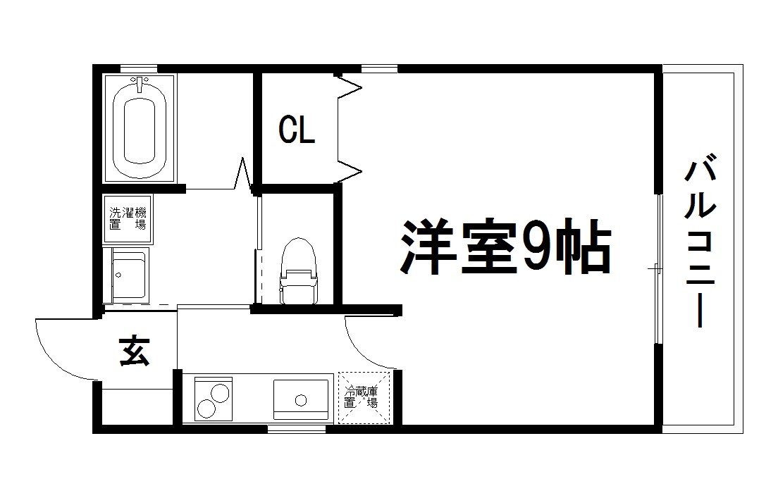 トレフルメゾン出町柳 間取り