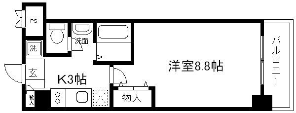 CITY　SPIRE烏丸御池 間取り