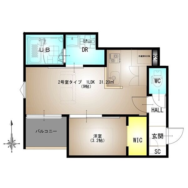 REGALEST西院 間取り