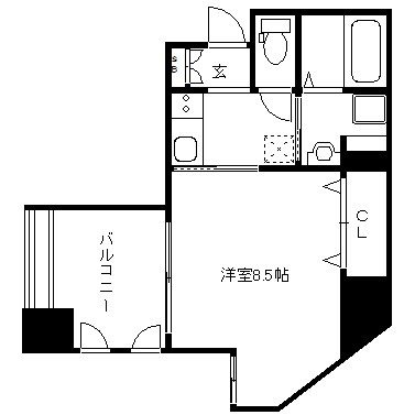 エイペックス京都駅前 間取り
